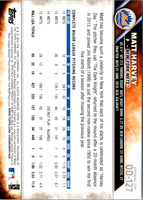 2016 Topps Opening Day Matt Harvey #OD-127