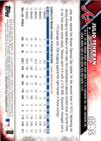 2016 Topps Opening Day Julio Teheran #OD-35