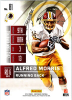 2014 Panini Contenders Alfred Morris #81