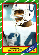 1986 Topps George Wonsley