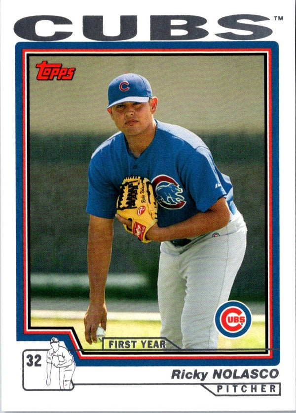 2004 Topps Traded & Rookies Ricky Nolasco #T185 Rookie