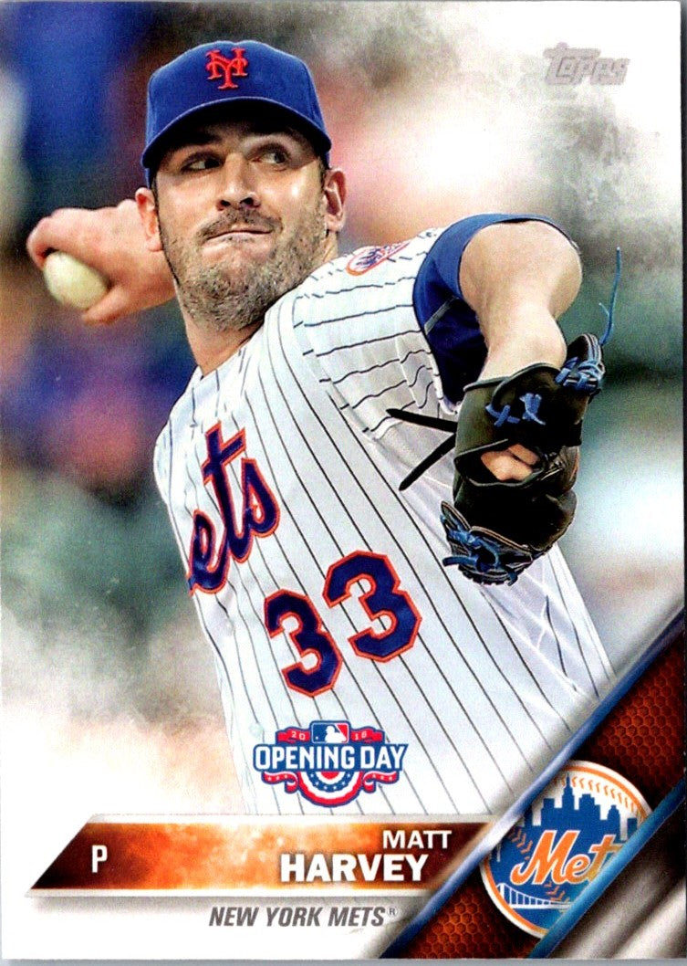 2016 Topps Opening Day Matt Harvey