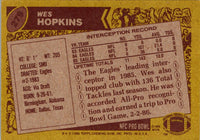 1986 Topps Wes Hopkins #279 NM+