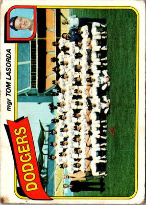 1980 Topps Los Angeles Dodgers - Tom Lasorda #302