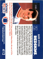 1990 Pro Set Mark Rypien #412