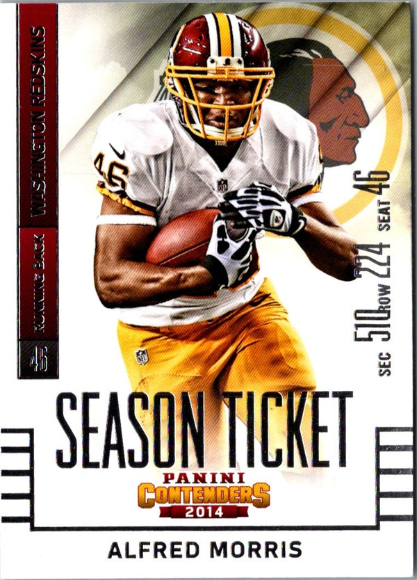 2014 Panini Contenders Alfred Morris #81