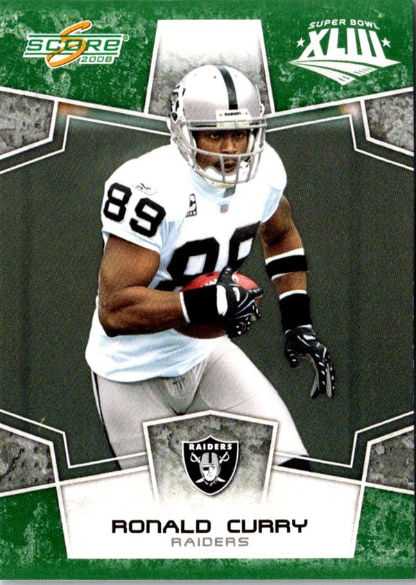 2008 Score Super Bowl XLIII Ronald Curry #232