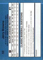 1990 Classic Blue Jerry Browne #53