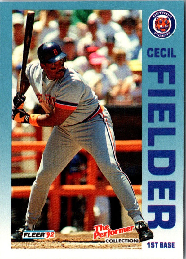 1992 Fleer 7 Eleven/Citgo The Performer Cecil Fielder #7