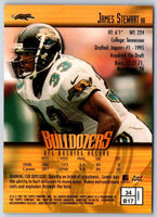 1997 Topps Finest Football James Stewart #34