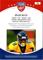 2012 Leaf Young Stars Brian Quick #15