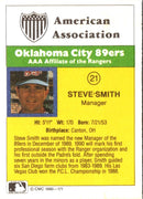 1990 CMC Oklahoma City 89ers Steve Smith