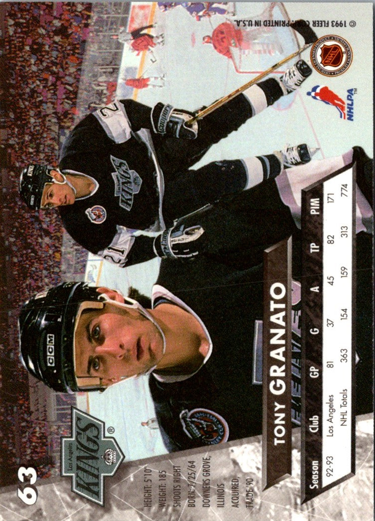 1993 Ultra Tony Granato