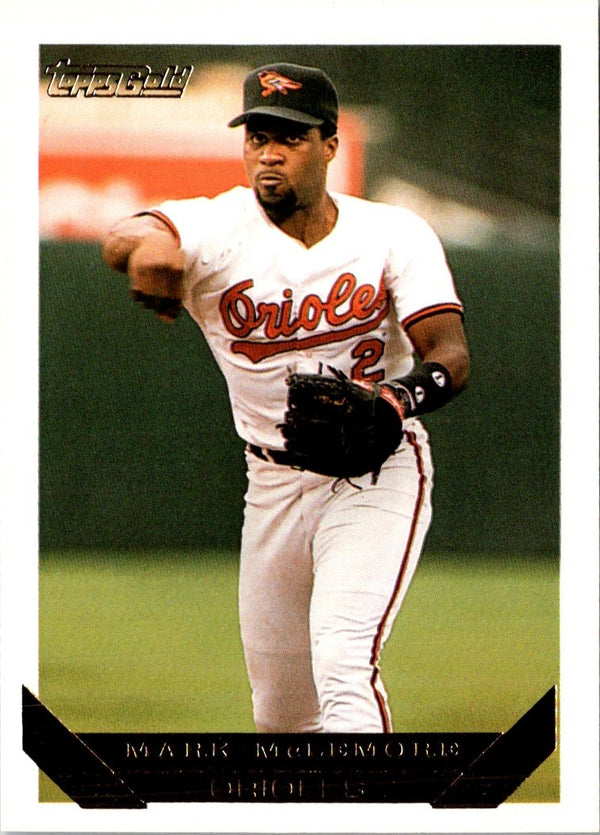 1993 Topps Gold Mark McLemore #55