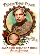 2011 Topps Allen & Ginter Minds that Made the Future Jagadish Chandra Bose