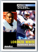 1991 Pinnacle Lorenzo White