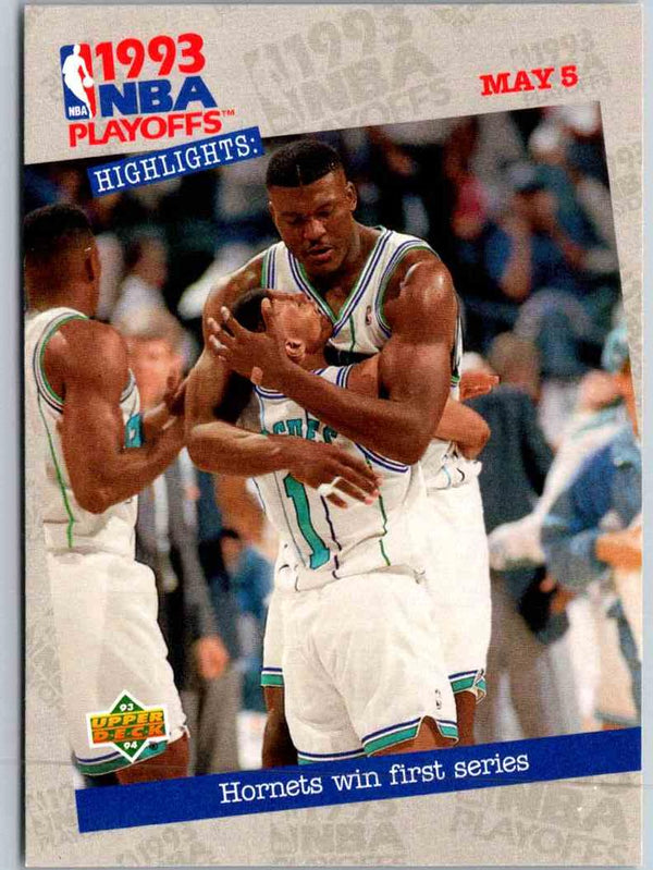 1993 Upper Deck Hornets Win First Series #194