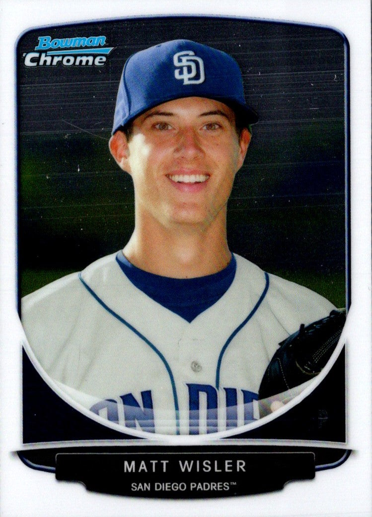 2013 Bowman Chrome Prospects Matt Wisler