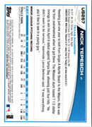 2013 Topps Update Nick Tepesch