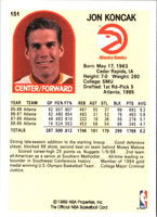 1989 Hoops Jon Koncak #151 Rookie