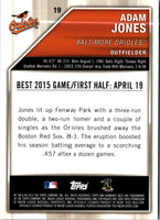 2015 Bowman's Best Adam Jones #19