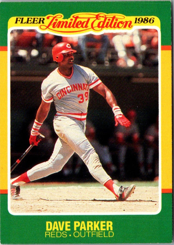 1986 Fleer Limited Edition Dave Parker #33