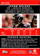 2007 Bowman Chrome Javon Walker