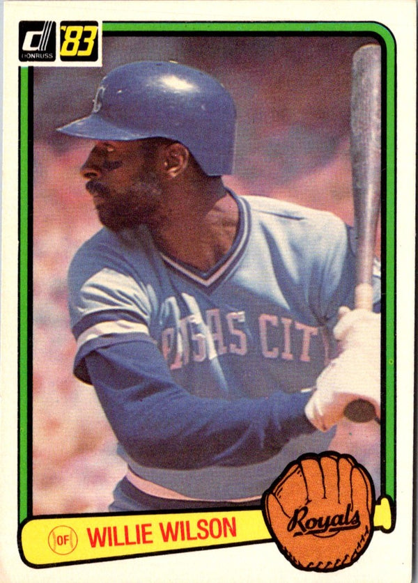 1983 Donruss Willie Wilson #112