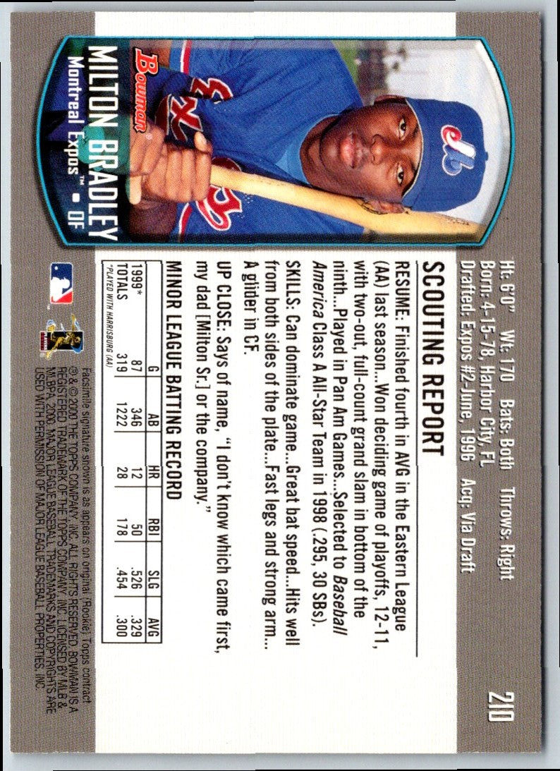 2000 Bowman Milton Bradley