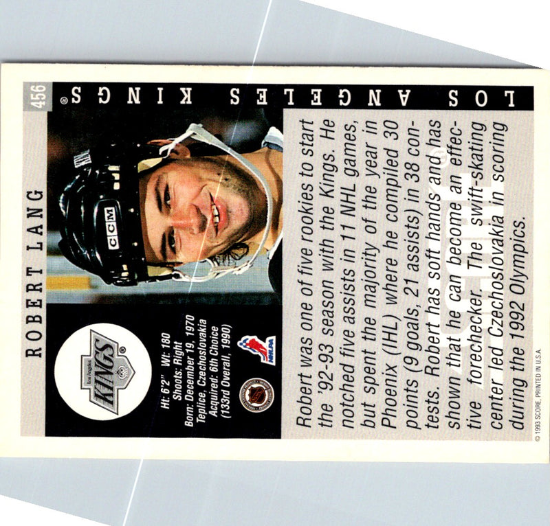 1993 Score Robert Lang