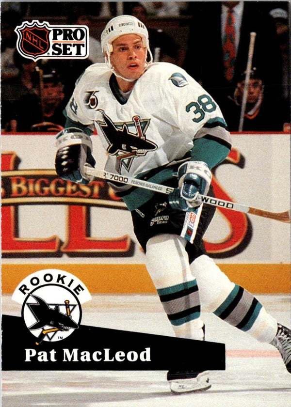 1991 Pro Set French Pat MacLeod #559 Rookie