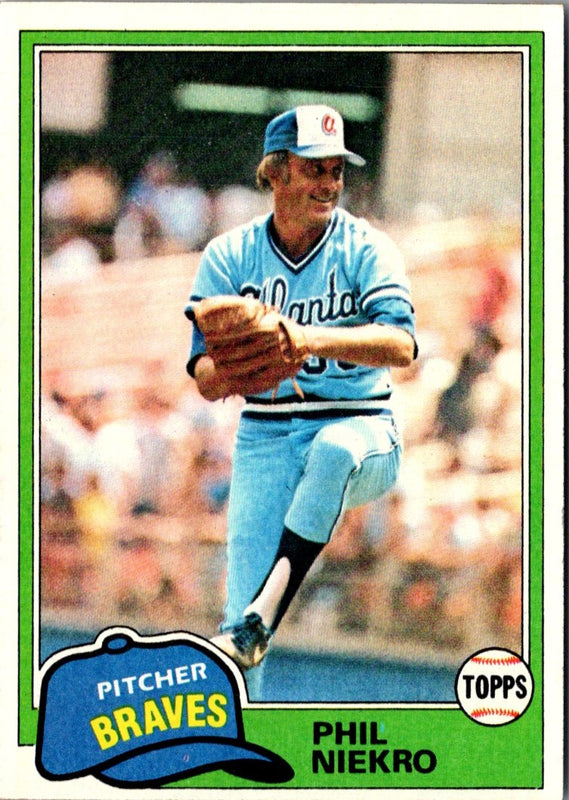 1981 Topps Phil Niekro #387
