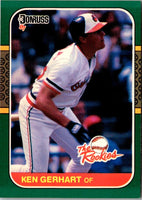1987 Donruss The Rookies Ken Gerhart #24