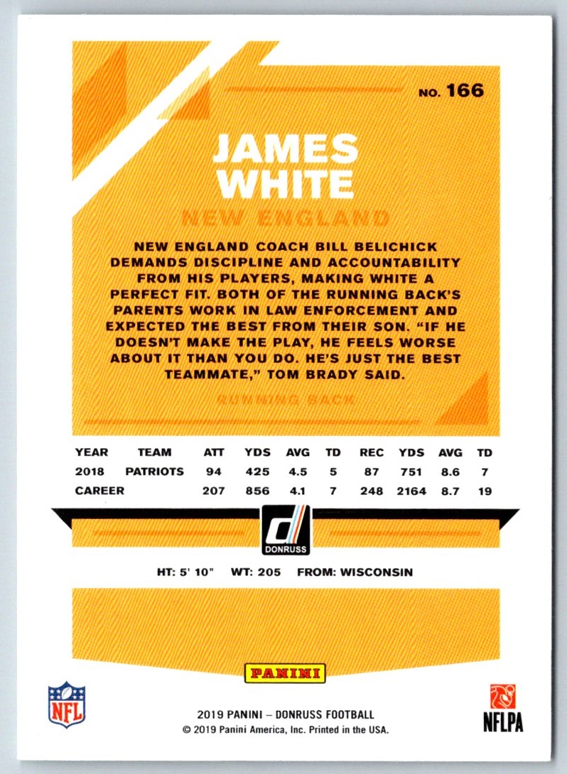 2019 Donruss James White