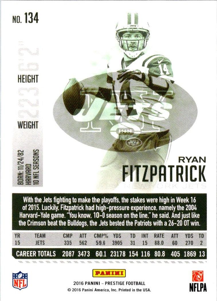 2016 Panini Prestige Ryan Fitzpatrick