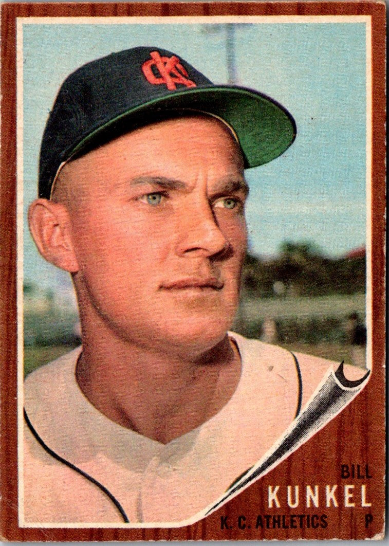 1962 Topps Bill Kunkel