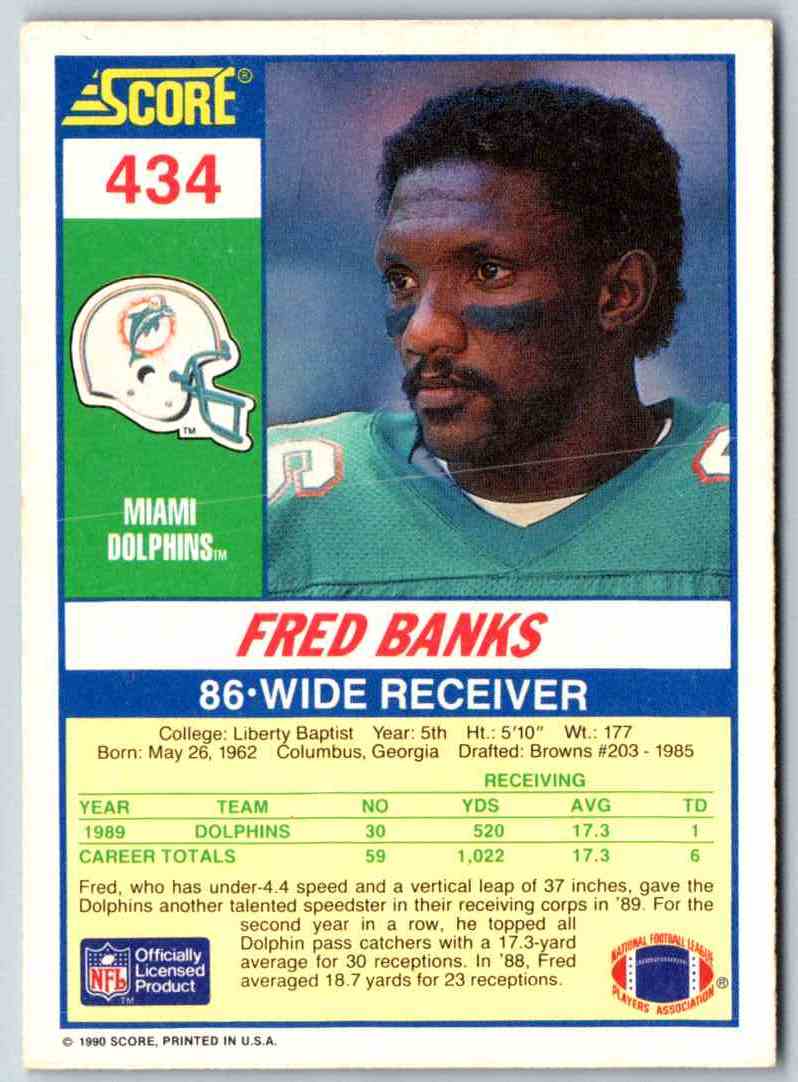 1990 Score Fred Banks
