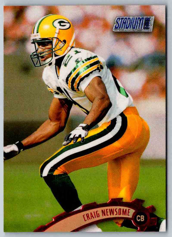 1997 Topps Stadium Club Football Craig Newsome #281