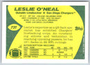 1989 Topps Leslie O'Neal