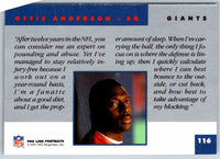 1991 ProLine Ottis Anderson #116