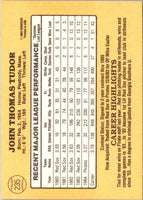 1985 Donruss John Tudor #235