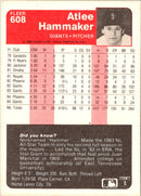 1985 Fleer Atlee Hammaker