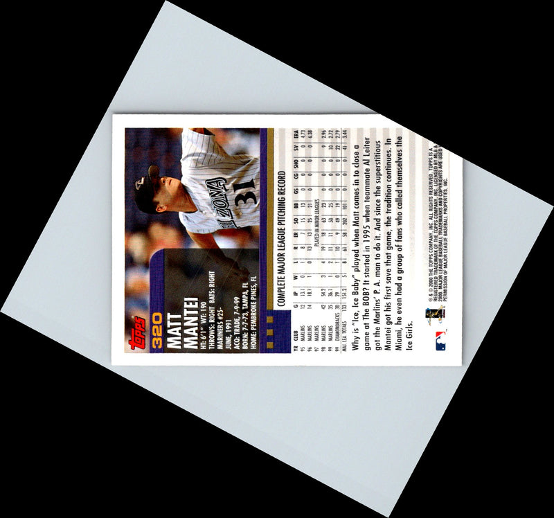2000 Topps Matt Mantei