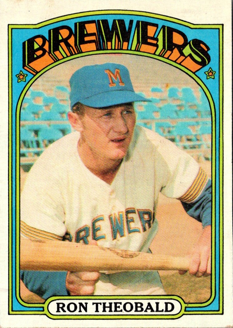 1972 Topps Ron Theobald