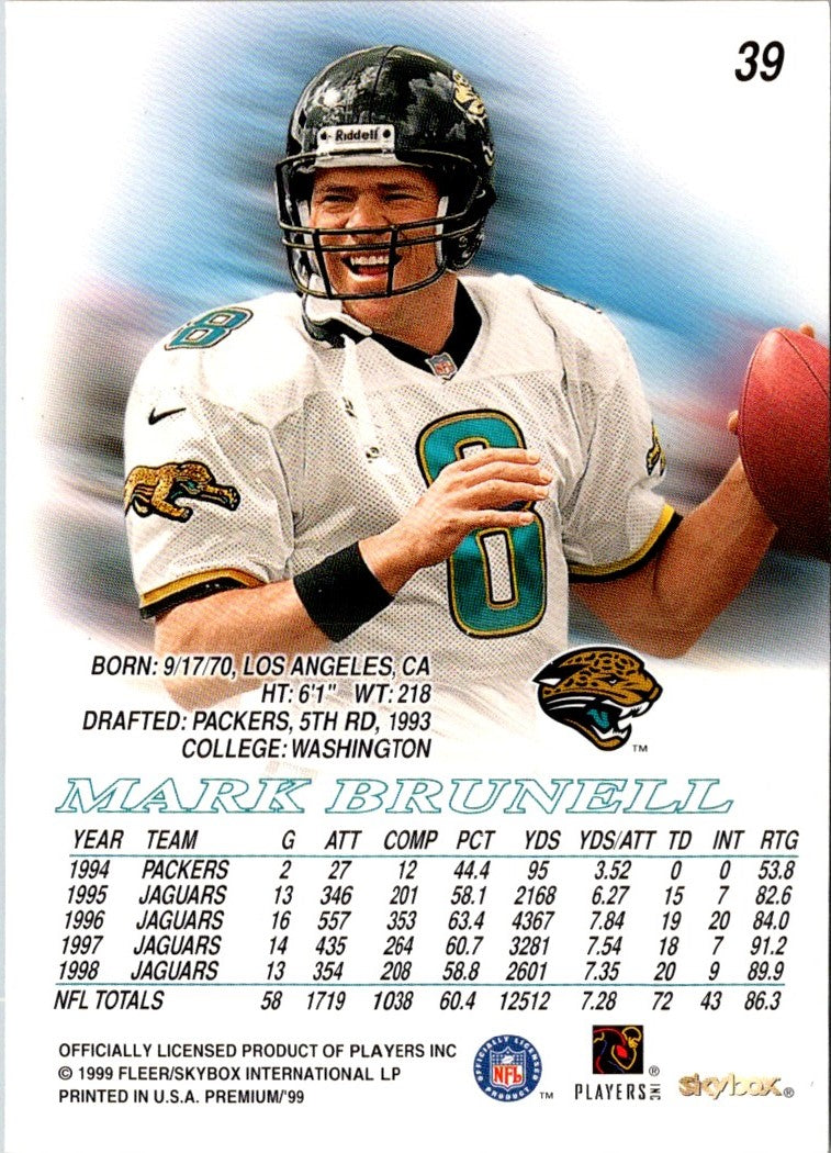 1999 SkyBox Premium Mark Brunell