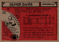 1980 Topps Oliver Davis #49 NM-MT