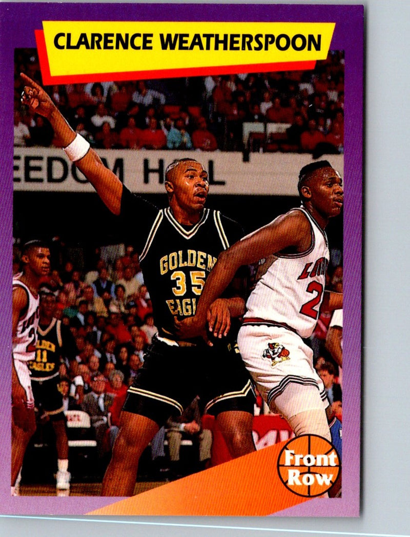 1992 Front Row Dream Picks Clarence Weatherspoon