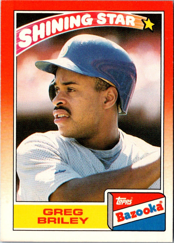 1990 Topps Bazooka Greg Briley #17