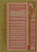 1985 Topps Hal McRae