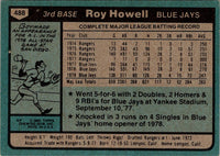 1980 Topps Roy Howell #488